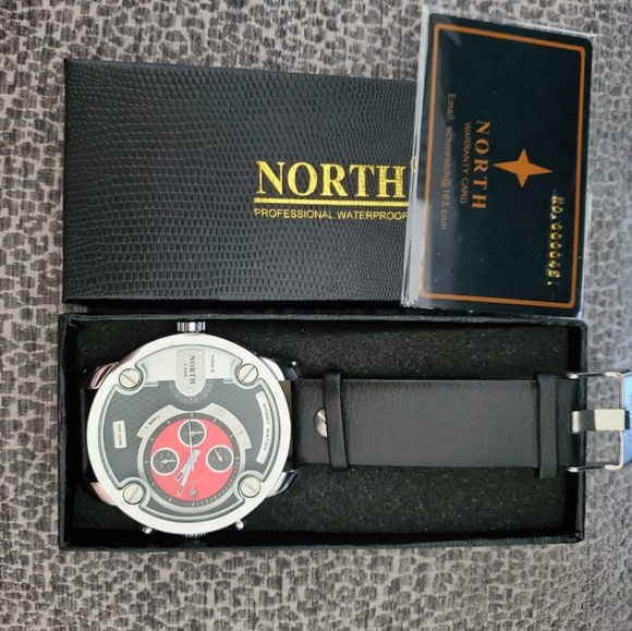 Luxury Brand North Watches Men Sports leather - Picture 2 of 2